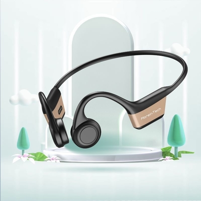 Workouts and Running with Premium Deep Base Open-Ear Bluetooth Bone Conduction Sport Headphones