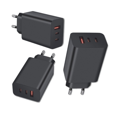 US Version 3-Port Super Fast Charging Wall Charger 1x USB-C 65W 1x USB-C 25W 1x USB-A 15W Max Capacity 65W Cable Not Included