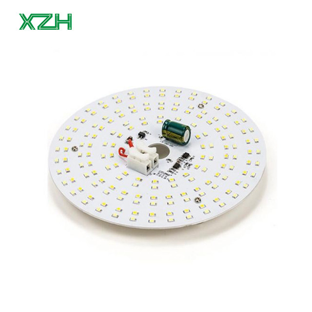 Green Solder Mask Color LED PCBA with 0.8mm Min. Silkscreen Text Height and Hard Gold Finger Surface Treatment