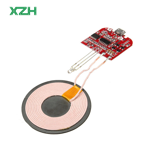 CE FCC ROHS Certified Custom Mobile Wireless Charger PCB Assembly Module with 2 Coils