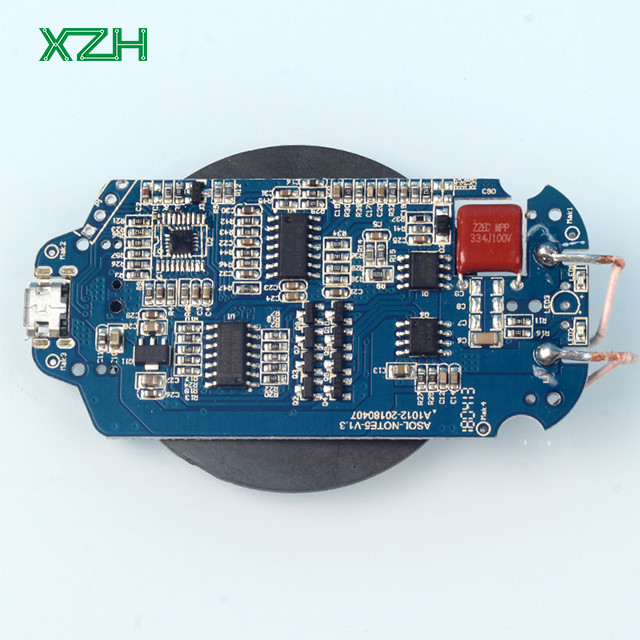 CE FCC ROHS Certified Custom Mobile Wireless Charger PCB Assembly Module with 2 Coils