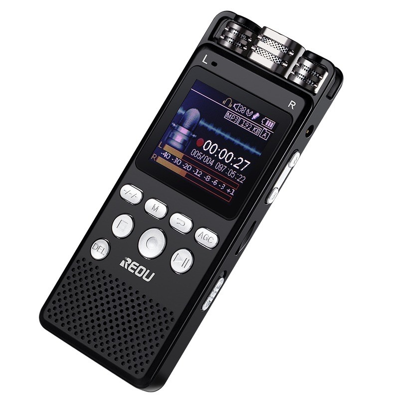 360 Degree Recording 1536kbs WAV MP3 Long Distance High Quality Noise Reduction Digital Voice Recorder