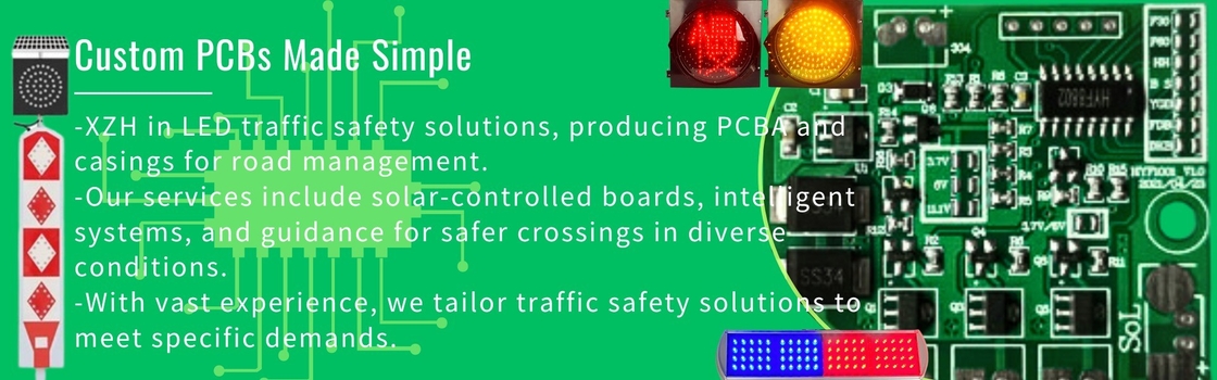 Wireless Traffic Light Road Sign Solar Single Arrow Signs Controller Board Traffic Signs Led Arrow Light Signal Board PCB