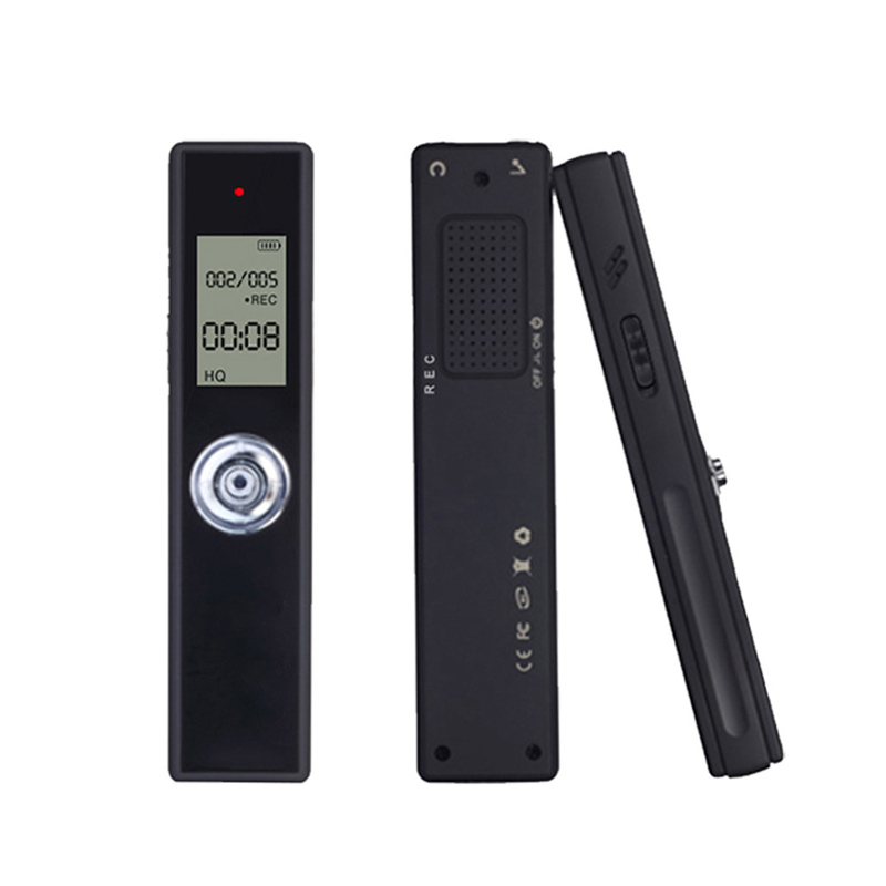 Factory Wholesale Digital Recorder Stereo HD Recorder Voice-activated Recorder with Playback Function