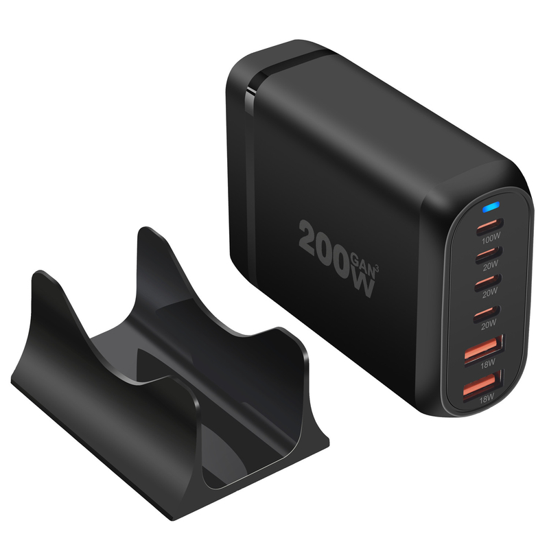 High Speed Wall Charger Fashion Fast Plug Port Multiple Uk Phone 200W Adapter Mobile Charger With Usb and Type C Charger
