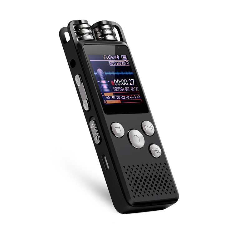 Professional Mini Audio Recorder X189 Voice Activated Digital Voice Recorder Microphones Noise Reduction Multi-language Menu