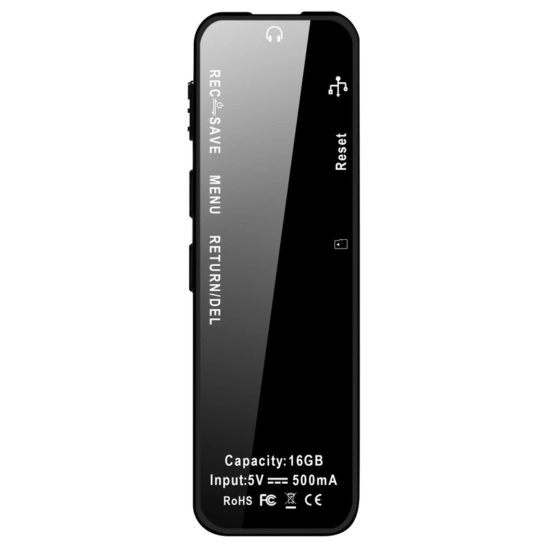 XZH X90 Voice Recorder Portable Mini Digital Voice Recorder Noise Reduction Long Lasting Mini Voice Recorder