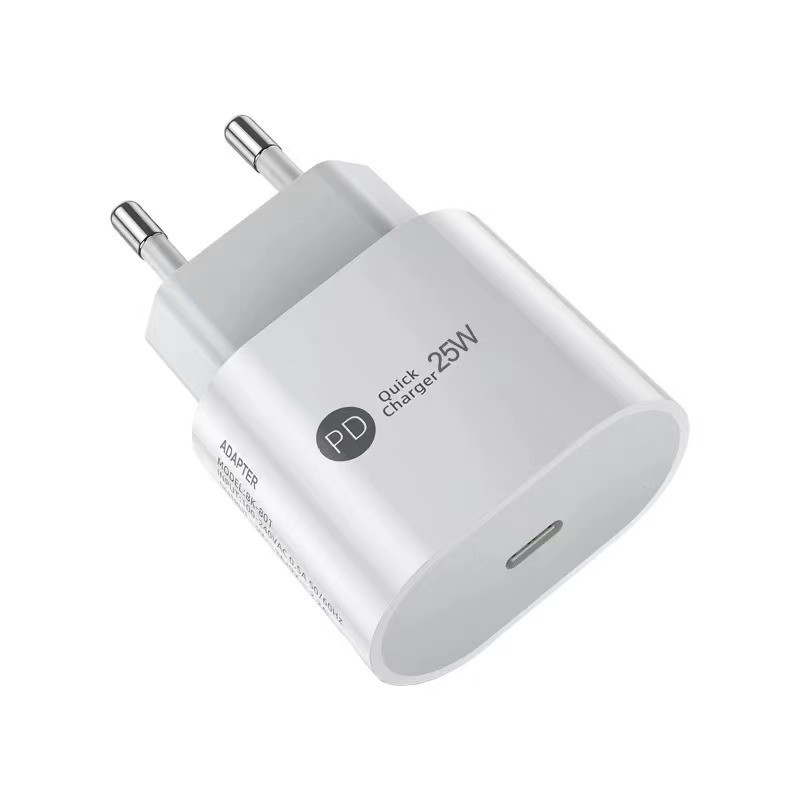 25W USB C Power Adapter Type C Travel Wall Charger Super Fast Charger for iphone PD Fast Charger Cargador