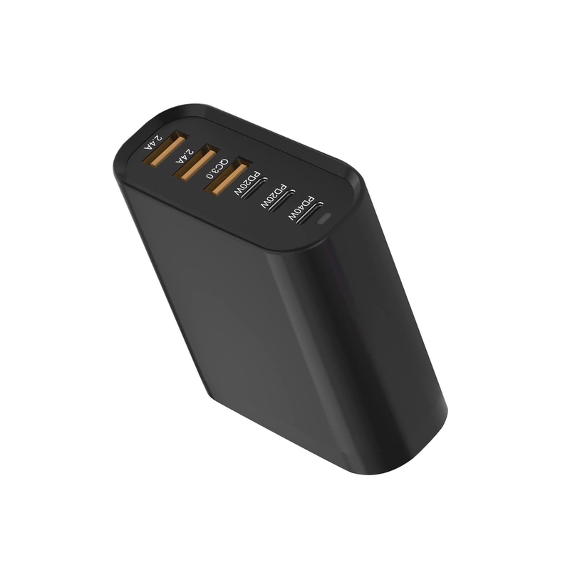 High Speed 155W Gan Charger Type-C Fast Charging 4 Ports Travel Adapter USB-C Super Fast Mini Charger for MacBook Mobile Phone