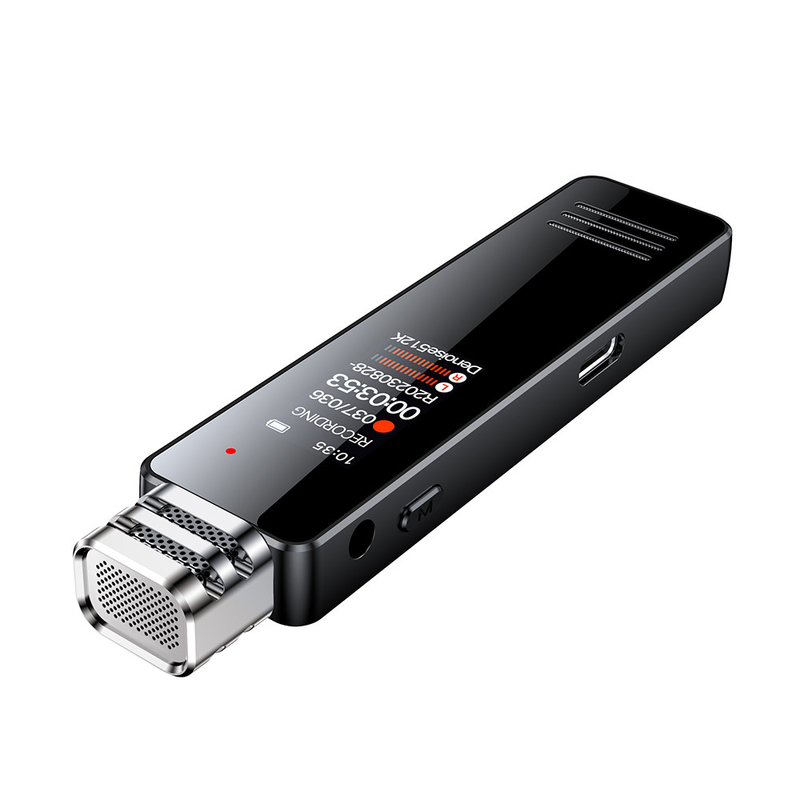 Portable Metal Audio Sound Recorder Voice Recorder Pen Professional Intelligent Digital Voice Recorder with Multi-language Menu