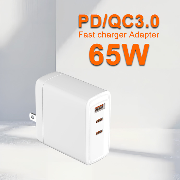 Moq 1 Pcs Sample Eu Us Uk Power Adapter XZH 65w Pd Charging Fast Charger for Mobile Phone 13 14 15 Pro Wall Charger