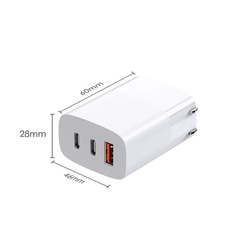 Moq 1 Pcs Sample Eu Us Uk Power Adapter XZH 65w Pd Charging Fast Charger for Mobile Phone 13 14 15 Pro Wall Charger