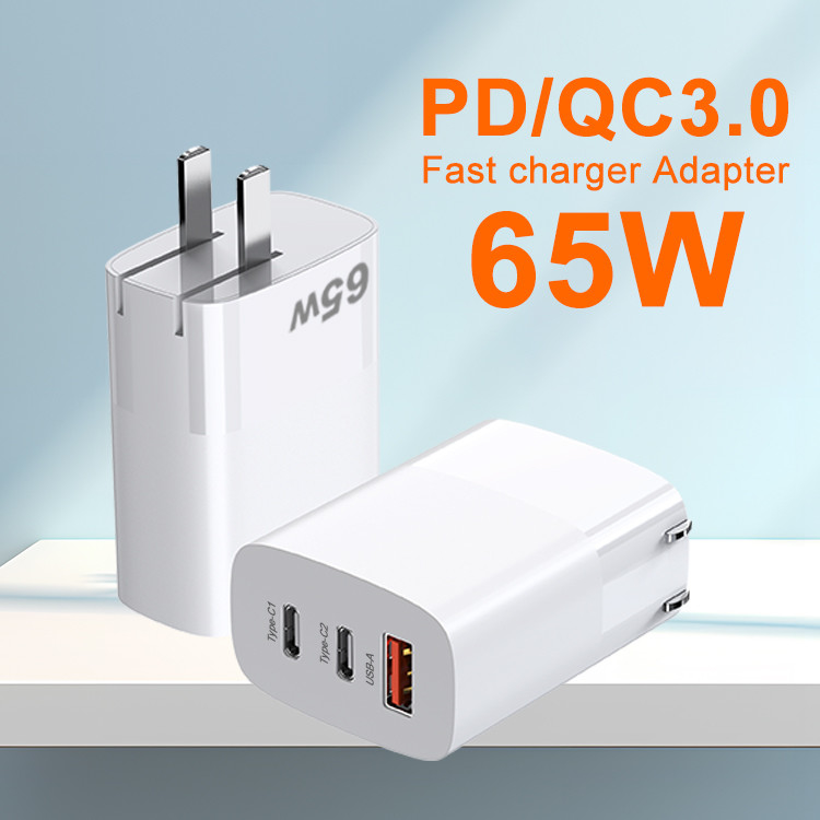 65W USB Charger Fast Charging Mobile Phone Charge Adapter Quick Charge Wall Charger Adapter for 65w Charger