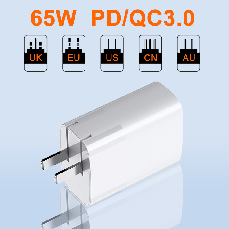 65W USB Charger Fast Charging Mobile Phone Charge Adapter Quick Charge Wall Charger Adapter for 65w Charger