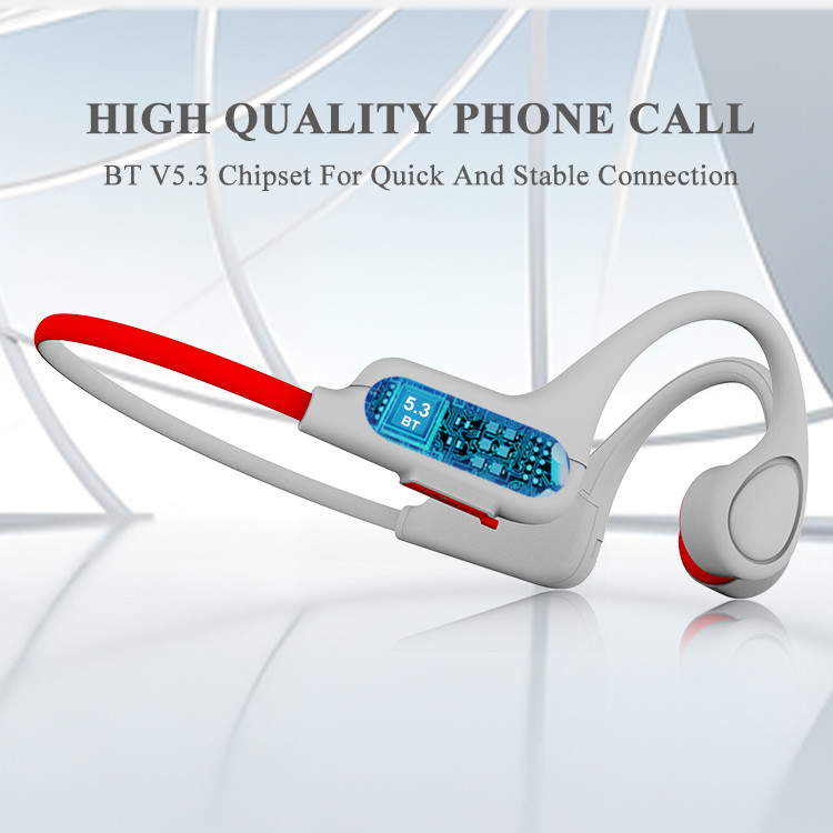 Open Ear Fitness Running Neckband Earbuds Sweatproof Speaker Headset BT Sport Earphones Wireless Bone Conduction Headphones