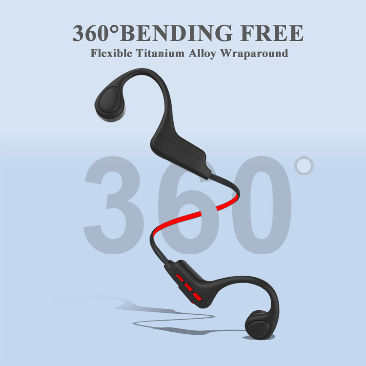 Open Ear Fitness Running Neckband Earbuds Sweatproof Speaker Headset BT Sport Earphones Wireless Bone Conduction Headphones