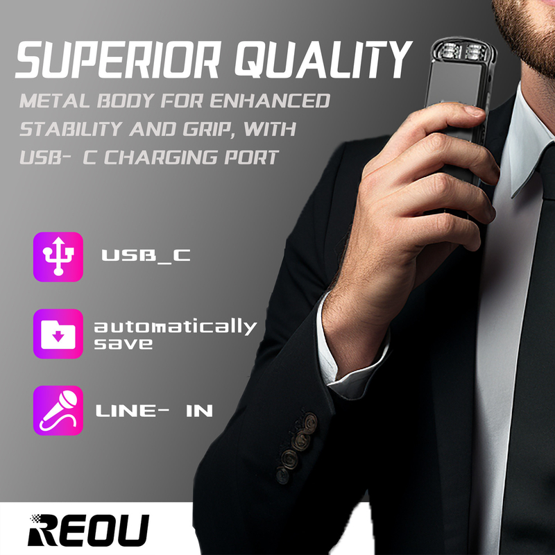 Voice Recorder Card 36720 Minutes Sound Audio Dictaphone Voice Activated, Quick Recording Digital Video and Audio Recorder