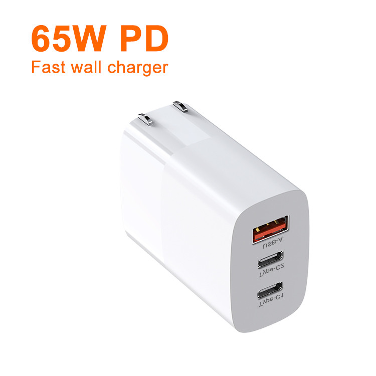 Suitable Marker All Smart Devices Wall GaN Charger 25w 35w 65w 100w Qc3.0 Quick Charging Pd Fast Charger