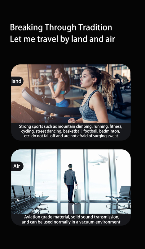 OEM Manufacturer Custom Open Ear Wireless Bone Conduction Headphones Running Neckband Earphone Bluetooth Bone Conduction Earbuds