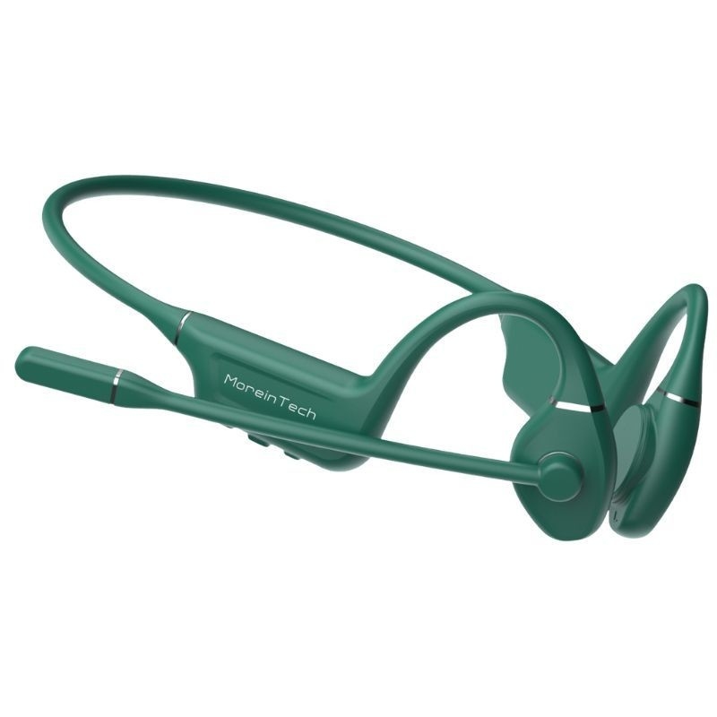 Green Headset Earphone Headphone Open Ear Sports Wireless Bluetooth Headset Bone Conduction Speaker