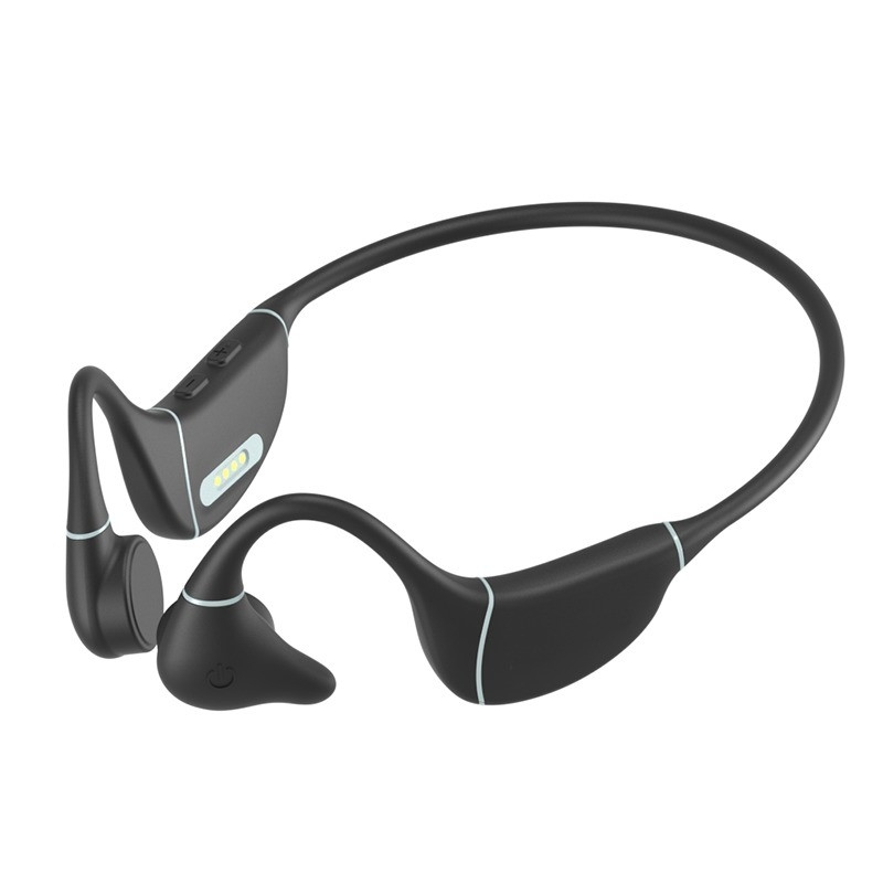 XZH Ergonomic Fit Innovative Bluetooth Bone Conduction Headset Sweatproof High-Fidelity Sound Headphones Mic