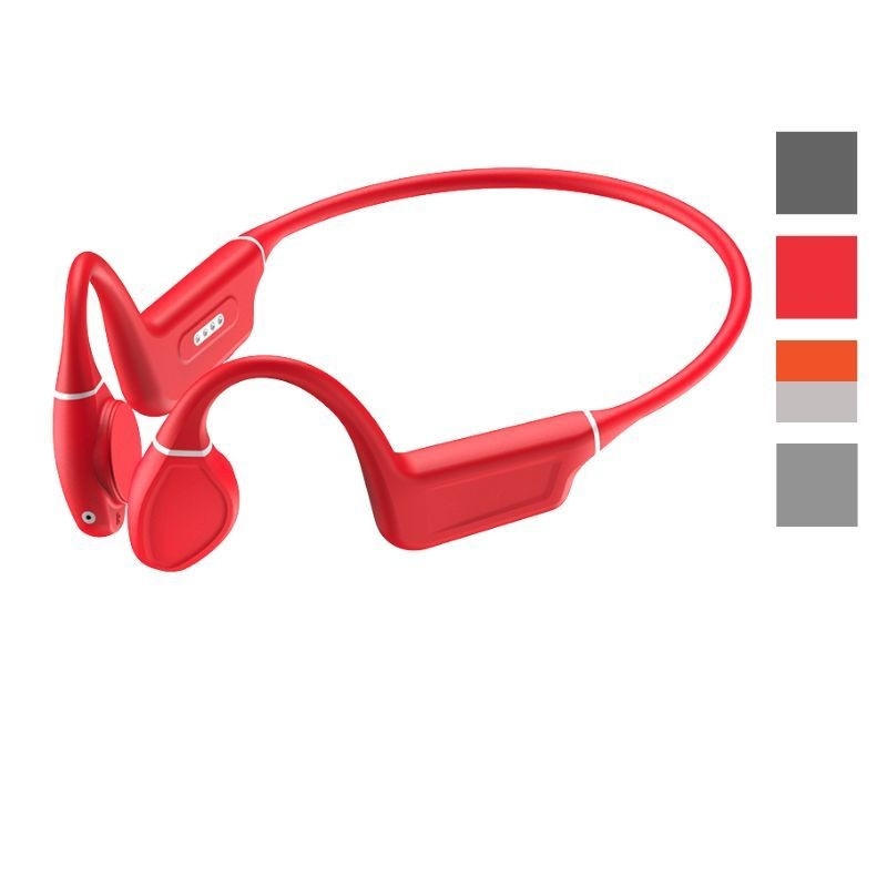 Ows Earphone Bone Conduction Headphones Sports With Microphone Sweatproof Waterproof Earphones for Running Gym Hiking Drive