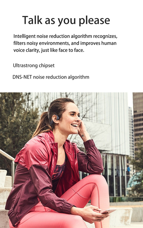 XZH Revolutionary Open-Ear 360 Comfortable Bone Conduction Wireless Earbuds for All Day Wear