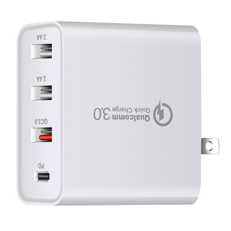 Pd USB Charging Station with Quick Charge 3.0 XZH 4 USB Charging Hub Desktop USB Charger Station for Multiple Devices