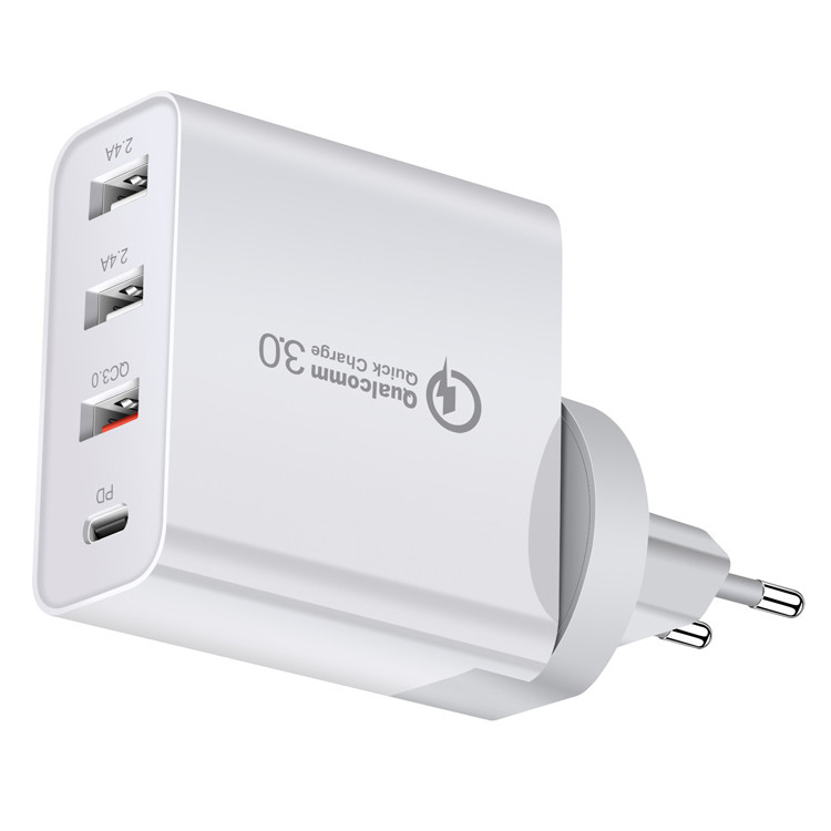 Pd USB Charging Station with Quick Charge 3.0 XZH 4 USB Charging Hub Desktop USB Charger Station for Multiple Devices