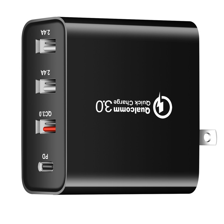 Pd USB Charging Station with Quick Charge 3.0 XZH 4 USB Charging Hub Desktop USB Charger Station for Multiple Devices