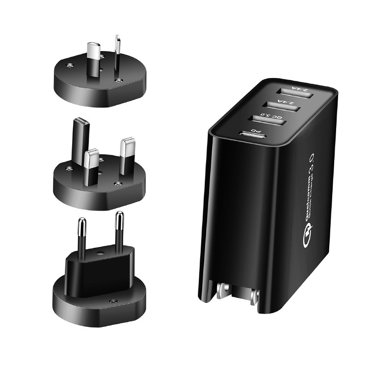 Pd USB Charging Station with Quick Charge 3.0 XZH 4 USB Charging Hub Desktop USB Charger Station for Multiple Devices