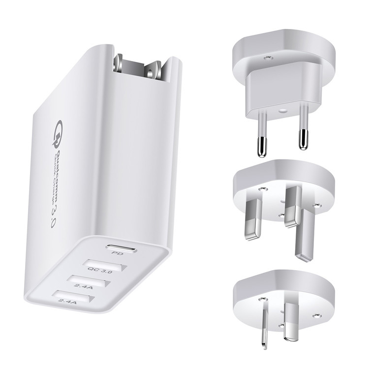 Hot Seller 48w Fast Charger Usb Pd Multifunction Wall Charger Type C Mobile Phone Adapter for Phone Laptop Notebook