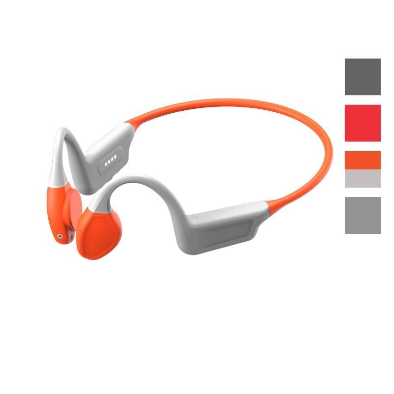 XZH 2024 NewWireless Bluetooth Bone Conduction Earphone V5.0 Neckband Open Ear Wireless Headphones Sports Headset