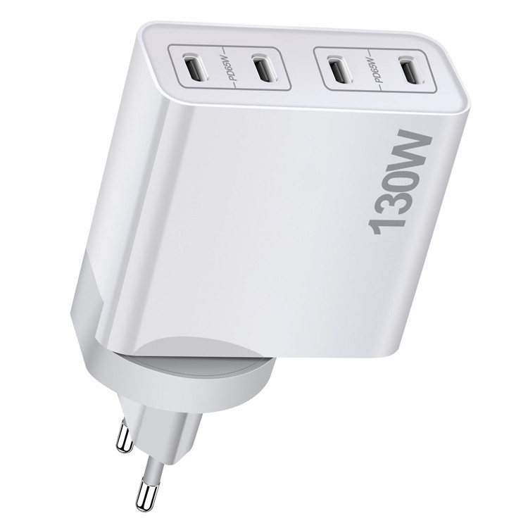 130w 166w Gan' Charger 4 Ports Pd Portable Fast Charger With Usb Type C Quick Wall Charger Smartphone Laptop Adapter