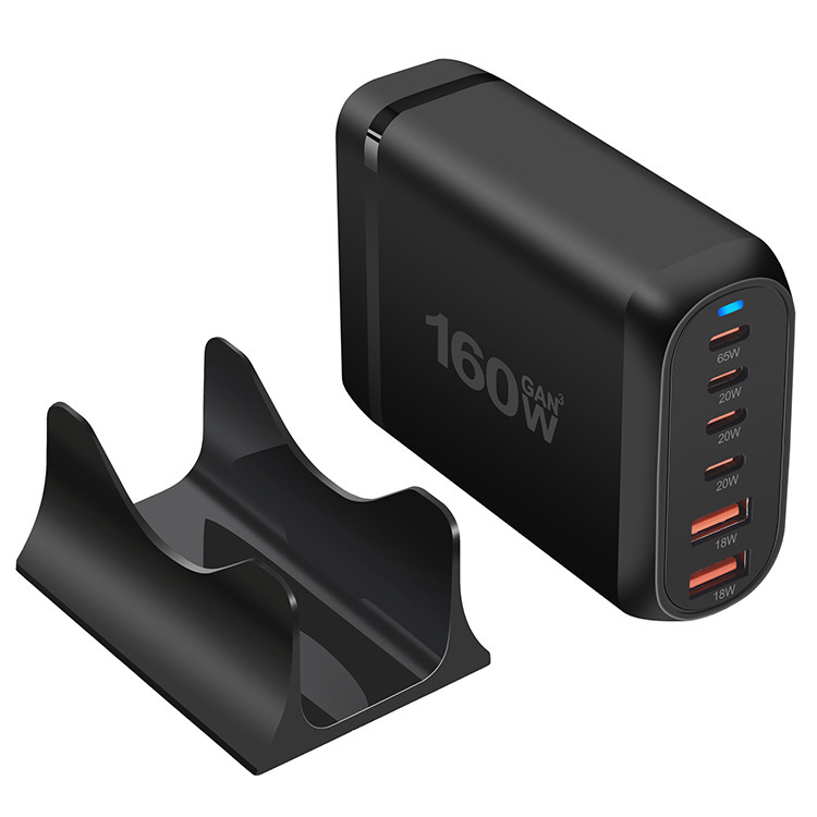 Carregador De Celular Fast Chager' Gan 160w Chargers 120W 200Watt 4port Usb C Desktop Charger