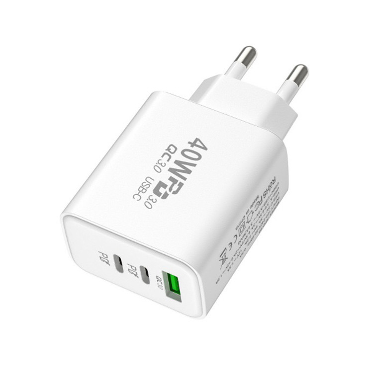 5V 3A Us Eu Au Uk Jp Charging Block USB Outlet Plug, 3 Port USB Cube USB Wall Charger Compatible I Phone
