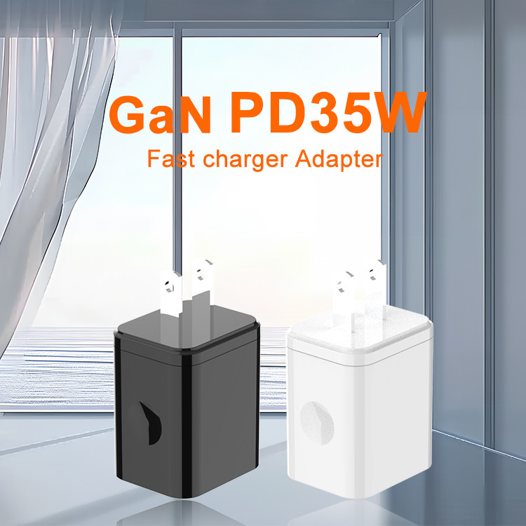 Original 35w Super Fast Charger Eu Cn Plug Gan Fast Charger With 3a Type C Cable for Mobile Phone 15w 33w 35w Charger