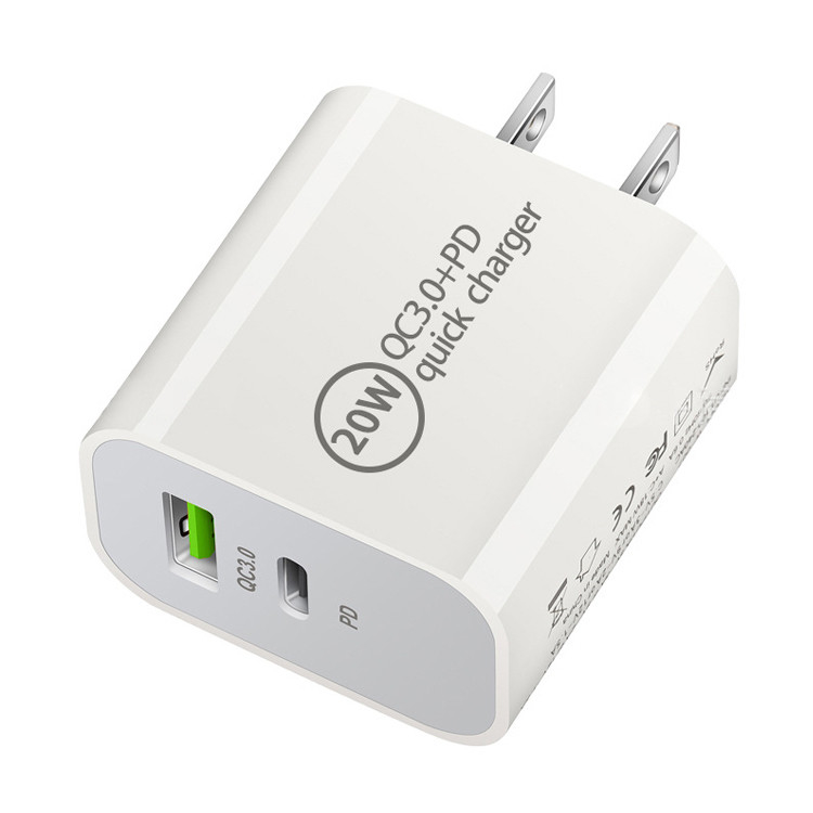 20w Usb C Charger Portable Fast Charger Type C Mobile Phone Charger Pd Quick Charge3.0 Power Adapter for Handsets Laptop